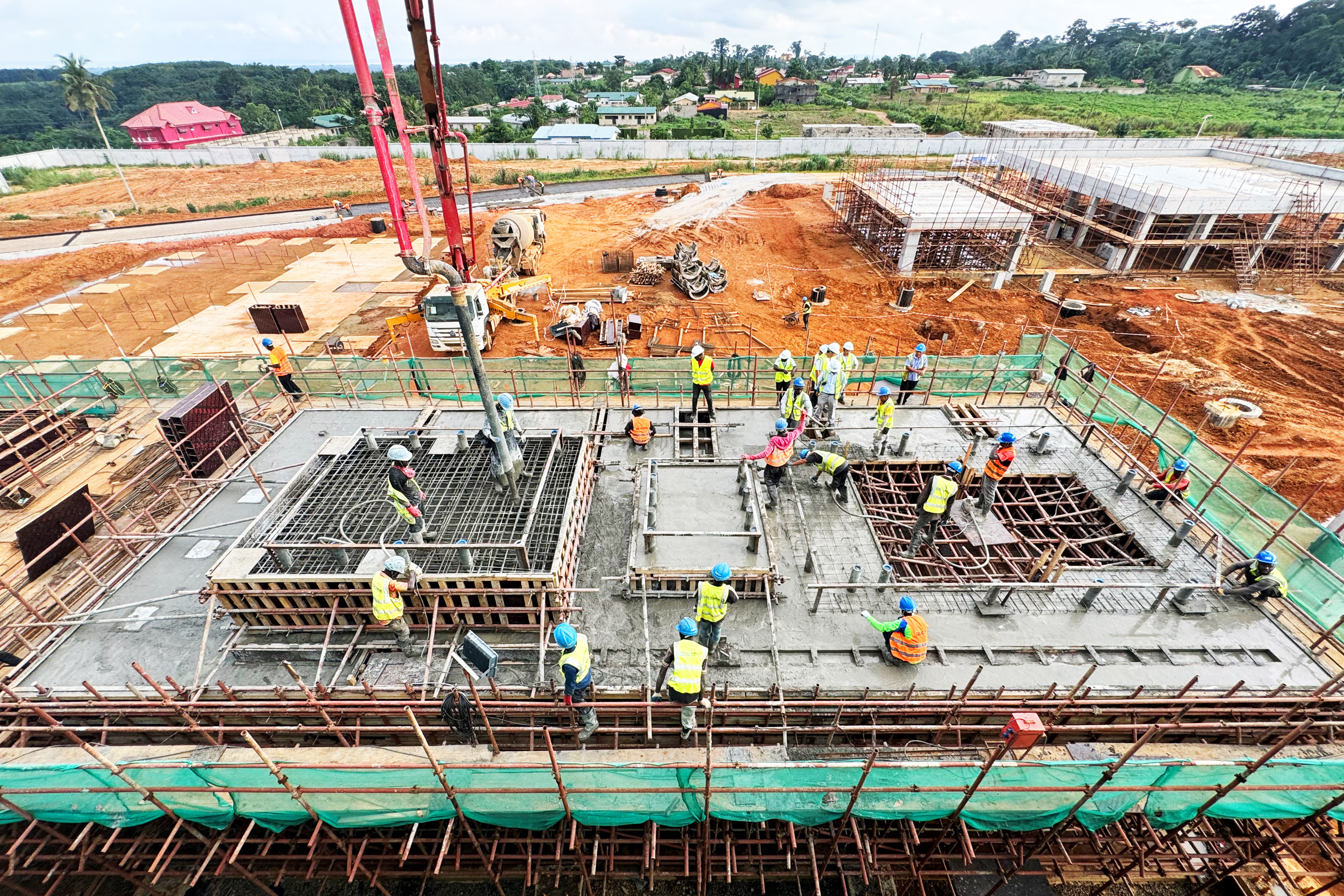 Concreting of Turbine #1 Foundation of West Africa’s largest Biomass Power Plant Completed